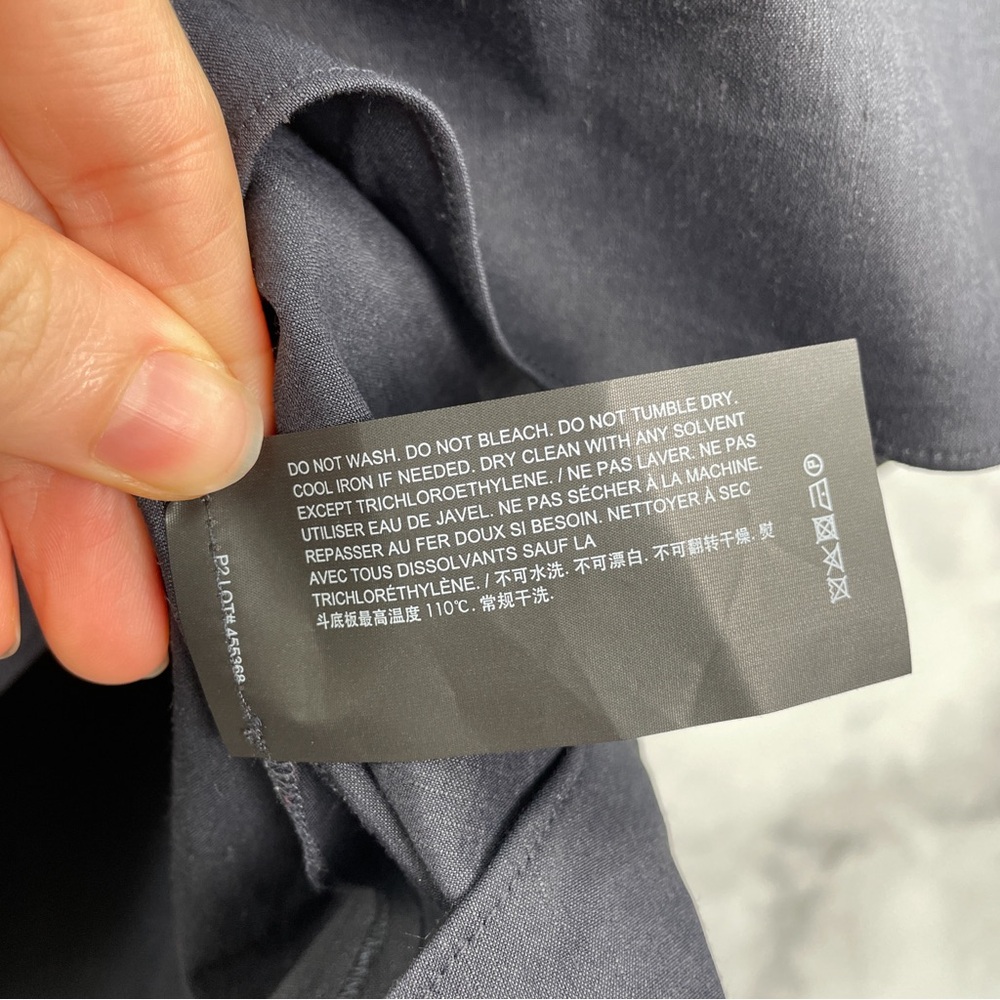 Theory Dark Gray Midi Dress - Picture 9 of 11